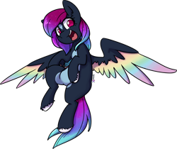 Size: 1280x1076 | Tagged: safe, artist:spheedc, imported from derpibooru, oc, oc only, oc:astral empyrean, pegasus, pony, commission, digital art, flying, simple background, solo, transparent background