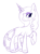 Size: 1914x2581 | Tagged: safe, artist:nomipolitan, imported from derpibooru, fleur-de-lis, classical unicorn, pony, unicorn, cloven hooves, female, leonine tail, monochrome, solo, unshorn fetlocks