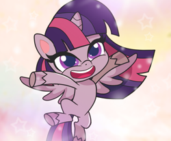Size: 1223x1007 | Tagged: safe, artist:galacticflashd, imported from derpibooru, twilight sparkle, alicorn, pony, my little pony: pony life, cute, female, g4.5, mare, smiling, solo, twilight sparkle (alicorn), wings