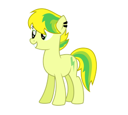 Size: 5000x4500 | Tagged: safe, artist:northernthestar, imported from derpibooru, oc, oc only, oc:lazer lemon, earth pony, pony, absurd resolution, ear piercing, earring, female, jewelry, mare, piercing, simple background, solo, transparent background