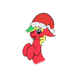 Size: 1893x1792 | Tagged: safe, artist:wapamario63, imported from derpibooru, oc, oc only, earth pony, pony, christmas, commission, floppy ears, hat, holiday, santa hat, simple background, solo, transparent background, ych result