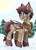 Size: 1920x2678 | Tagged: safe, artist:pvrii, artist:silent-shadow-wolf, imported from derpibooru, oc, oc only, oc:cinnamon crisp, bat pony, pony, christmas, clothes, holiday, male, scarf, solo, stallion