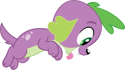 Size: 2882x1620 | Tagged: safe, alternate version, artist:efernothedragon, derpibooru exclusive, edit, editor:slayerbvc, imported from derpibooru, vector edit, spike, spike the regular dog, dog, equestria girls, equestria girls series, accessory-less edit, cute, male, missing accessory, puppy, simple background, solo, spikabetes, transparent background, vector