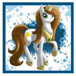 Size: 2000x2000 | Tagged: safe, artist:dreamyartcosplay, imported from derpibooru, oc, oc only, oc:princess aira, pony, unicorn, ethereal mane, hoof shoes, horn, jewelry, raised hoof, simple background, solo, starry mane, tiara, transparent background, unicorn oc