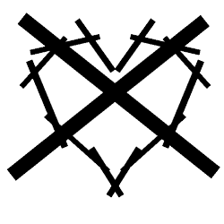 Size: 500x500 | Tagged: safe, artist:didun850, imported from derpibooru, oc, oc only, oc:arial black, cutie mark, cutie mark only, heart, no pony