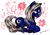 Size: 1920x1361 | Tagged: safe, artist:yulyeen, derpibooru exclusive, imported from derpibooru, oc, oc only, oc:moon flower, pony, 2019, coat markings, commission, commissioned art, commissioner:moon flower, cutie mark error, facial markings, flower, flüüfff, flüüfff 2019, full body, lidded eyes, looking at you, lying, marker drawing, sitting, smiling, smiling at you, solo, star (coat marking), traditional art