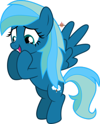 Size: 1024x1275 | Tagged: safe, artist:meteor-spark, imported from derpibooru, oc, oc only, oc:reala sky, pegasus, pony, pegasus oc, simple background, solo, transparent background, watermark