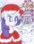 Size: 2512x3282 | Tagged: safe, artist:oatmeal155, imported from derpibooru, rarity, pony, unicorn, carousel boutique, christmas, clothes, hat, hearth's warming, hearts warming day, holiday, santa hat, scarf, snow, snowpony, solo