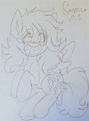 Size: 2783x3810 | Tagged: safe, imported from derpibooru, surprise, pegasus, pony, traditional art