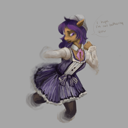 Size: 4000x4000 | Tagged: safe, artist:misstwipietwins, imported from derpibooru, oc, oc only, anthro, clothes, commission, dress, lolita dress, solo