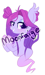 Size: 1288x2159 | Tagged: safe, artist:peachesandcreamated, imported from derpibooru, oc, oc only, ghost, ghost pony, pony, grin, nose piercing, nose ring, piercing, simple background, smiling, solo, transparent background, watermark