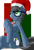 Size: 2010x2985 | Tagged: safe, artist:flash_draw, imported from derpibooru, oc, oc only, oc:flashdraw, pony, candy, candy cane, christmas, cute, food, glasses, hat, holiday, male, santa hat, solo