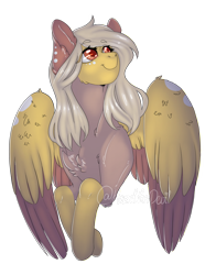 Size: 1364x1829 | Tagged: safe, artist:hazelthedevil, imported from derpibooru, oc, oc only, pegasus, pony, art trade, arttrade, simple background, solo, transparent background