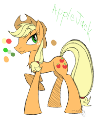 Size: 888x1150 | Tagged: safe, artist:didun850, imported from derpibooru, applejack, earth pony, pony, female, freckles, hat, mare, raised hoof, signature, simple background, smiling, solo, transparent background