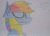 Size: 1024x731 | Tagged: safe, artist:brandall-td-art, imported from derpibooru, rainbow dash, pegasus, pony, bust, clothes, female, solo, traditional art, uniform, wonderbolts uniform