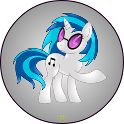 Size: 5000x5000 | Tagged: safe, artist:lakword, imported from derpibooru, dj pon-3, vinyl scratch, pony, unicorn, female, solo