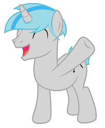 Size: 2603x3169 | Tagged: safe, imported from derpibooru, oc, oc only, oc:atom front, pony, unicorn, 2020 community collab, derpibooru community collaboration, cute, male, simple background, smiley face, smiling, solo, transparent background