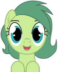 Size: 3800x4700 | Tagged: safe, artist:torvusil, deleted from derpibooru, imported from derpibooru, oc, oc only, oc:silly numptie, earth pony, pony, absurd resolution, cute, digital art, female, happy, looking at you, mare, open mouth, plounge, reddit, simple background, smiling, solo, the fluffies, transparent background, wide eyes