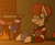 Size: 1245x1032 | Tagged: safe, artist:cowsrtasty, imported from derpibooru, oc, oc only, oc:penny inkwell, pony, chocolate, christmas, christmas stocking, christmas sweater, clothes, fireplace, food, holiday, hot chocolate, mug, solo, stockings, sweater, thigh highs