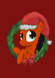 Size: 2480x3508 | Tagged: safe, artist:lekonar13, imported from derpibooru, oc, oc:lekonar, pegasus, christmas, holiday