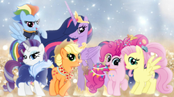 Size: 690x387 | Tagged: safe, artist:6-fingers-lover, artist:doodleponyxx, artist:polymercorgi, artist:spark13mark, imported from derpibooru, applejack, fluttershy, pinkie pie, rainbow dash, rarity, twilight sparkle, alicorn, earth pony, pegasus, pony, unicorn, the last problem, alternate hairstyle, applejack's hat, base used, bedroom eyes, clothes, coat, cowboy hat, crown, end of ponies, eyeshadow, female, flying, grin, hat, hoof shoes, jewelry, makeup, mane six, mare, older, older applejack, older fluttershy, older mane six, older pinkie pie, older rainbow dash, older rarity, older twilight, open mouth, princess twilight 2.0, raised hoof, regalia, rubber duck, shirt, smiling, teddy bear, twilight sparkle (alicorn)