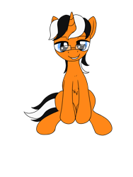 Size: 3072x4096 | Tagged: safe, artist:littlenaughtypony, imported from derpibooru, oc, oc only, oc:ever harmon, pony, unicorn, 2020 community collab, derpibooru community collaboration, glasses, looking at you, male, simple background, smiling, solo, transparent background