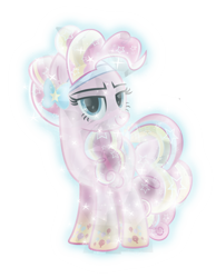 Size: 584x755 | Tagged: safe, artist:lincolnbrewsterfan, derpibooru exclusive, imported from derpibooru, pinkie pie, earth pony, pony, .svg available, bedroom eyes, crystal, female, happy, rainbow power, rainbow power-ified, simple background, smiling, solo, standing, transparent background, vector