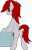 Size: 4478x6971 | Tagged: safe, artist:waveywaves, imported from derpibooru, oc, oc only, oc:waves, pony, bipedal, butt, looking at you, looking back, looking back at you, plot, simple background, solo, surface piercing, transparent background