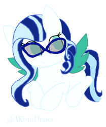 Size: 1024x1224 | Tagged: safe, artist:akirindraws, imported from derpibooru, oc, oc only, oc:aurora spirit, pegasus, pony, base used, colored wings, female, glasses, multicolored wings, no source available, pegasus oc, simple background, solo, transparent background, wings