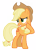 Size: 5087x7000 | Tagged: safe, artist:estories, imported from derpibooru, applejack, pony, absurd resolution, blushing, cute, female, hat, jackabetes, simple background, solo, transparent background, vector