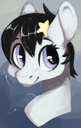 Size: 1070x1679 | Tagged: safe, artist:uniicorn-art, imported from derpibooru, seven seas, star dancer, earth pony, pony, my little pony: the manga, /mlp/, 4chan, bust, cute, female, mare, solo