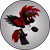 Size: 5000x5000 | Tagged: safe, artist:lakword, imported from derpibooru, oc, oc only, oc:hazard redmane, pegasus, pony, badass, cheek bulge, confused, eating, goggles, male, solo, stalion, stallion, standing