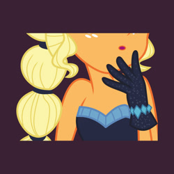 Size: 630x630 | Tagged: safe, artist:wissle, edit, imported from derpibooru, applejack, equestria girls, equestria girls series, the other side, :o, applejewel, clothes, fabulous, face, female, gloves, open mouth, style