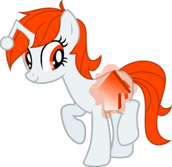 Size: 2428x2362 | Tagged: safe, artist:rerorir, imported from derpibooru, oc, oc only, oc:karma, pony, unicorn, cutie mark, female, magic, magic aura, mare, reddit, simple background, solo, transparent background, upvote