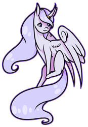Size: 1520x2180 | Tagged: safe, artist:oneiria-fylakas, imported from derpibooru, maud pie, alicorn, pony, alicornified, alternate design, alternate eye color, alternate hairstyle, female, maudicorn, race swap, simple background, solo, transparent background