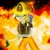 Size: 600x600 | Tagged: safe, artist:samueldavillo, imported from derpibooru, rainbow dash, equestria girls, female, firefighter, firefighter helmet, helmet, solo