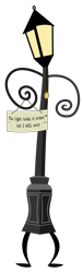 Size: 1247x4076 | Tagged: safe, artist:the smiling pony, artist:thelonelampman, imported from derpibooru, the lone lampman, oc, oc only, pony, 2020 community collab, derpibooru community collaboration, .svg available, lamp, sign, simple background, solo, svg, transparent background, vector