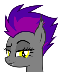 Size: 2423x2831 | Tagged: safe, artist:jackiejak, derpibooru exclusive, imported from derpibooru, oc, oc only, oc:nightfire, bat pony, pony, bat pony oc, simple background, smiling, smirk, solo, transparent background