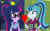 Size: 1012x618 | Tagged: safe, edit, edited screencap, imported from derpibooru, screencap, sci-twi, sonata dusk, twilight sparkle, equestria girls, equestria girls series, rainbow rocks, star crossed, blushing, female, heart, lesbian, sci-twinata, shipping, shipping domino, twinata