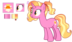 Size: 1024x592 | Tagged: safe, artist:biitt, artist:sailorrainbowyt, imported from derpibooru, luster dawn, pony, unicorn, the last problem, base used, biography, female, mare, simple background, smiling, solo, transparent background