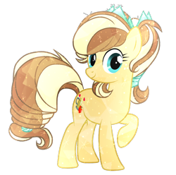 Size: 928x919 | Tagged: safe, artist:galaxyswirlsyt, imported from derpibooru, oc, oc only, oc:apple pie, crystal pony, earth pony, pony, crystallized, female, mare, offspring, parent:applejack, parent:caramel, parents:carajack, simple background, solo, transparent background