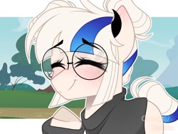 Size: 2000x1500 | Tagged: safe, artist:cloudy vanilla, imported from derpibooru, oc, oc:ayuko, demon, pony, female, halfdemon, mare