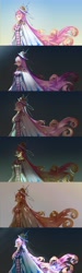 Size: 2225x7386 | Tagged: safe, artist:animesoul, imported from derpibooru, princess cadance, human, clothes, crown, dress, elf ears, female, humanized, jewelry, regalia, solo