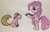 Size: 1280x812 | Tagged: safe, artist:adurot, imported from derpibooru, pinkie pie, earth pony, pony, pinkiepieskitchen, apron, ask-pony-kirby, bipedal, clothes, female, kirby, kirby (character), kirby (series), mare, plate, ponified, traditional art