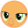 Size: 32x32 | Tagged: safe, imported from derpibooru, applejack, pony, bedroom eyes, emoticon, female, hatless, mlpforums, picture for breezies, smiling, solo