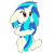 Size: 1280x1280 | Tagged: safe, artist:discorded, imported from derpibooru, dj pon-3, vinyl scratch, pony, unicorn, cute, female, holding tail, hug, mare, simple background, solo, tail hold, tail hug, transparent background