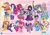 Size: 1755x1240 | Tagged: safe, artist:shunya yamashita, imported from derpibooru, kotobukiya, applejack, fluttershy, pinkie pie, rainbow dash, rarity, twilight sparkle, alicorn, earth pony, human, pegasus, pony, unicorn, equestria girls, anime style, applejack's hat, bishoujo, book, book of harmony, boots, bracelet, clothes, cowboy hat, dark skin, denim skirt, discussion in the comments, dress, eyes closed, fake ears, female, fluttershy boho dress, glasses, goggles, hasbro logo, hat, human coloration, human ponidox, humane five, humane six, humanized, i can't believe it's not sci-twi, jewelry, kotobukiya applejack, kotobukiya fluttershy, kotobukiya pinkie pie, kotobukiya rainbow dash, kotobukiya rarity, kotobukiya twilight sparkle, looking at you, mane six, mare, miniskirt, moe, one eye closed, open mouth, pleated skirt, ponytail, prone, self ponidox, shirt, shoes, shorts, side slit, sitting, skirt, smiling, socks, spread wings, stetson, tan, tanktop, twilight sparkle (alicorn), twilight's professional glasses, wings, wink, wristband