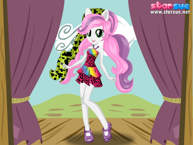 Star Sue on X: My Little Pony Equestria Girls Rainbow Rocks Fluttershy  Dress Up Game :   / X