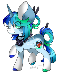 Size: 650x824 | Tagged: safe, artist:mintoria, imported from derpibooru, oc, oc only, oc:vaporwave, pony, unicorn, female, mare, simple background, solo, transparent background