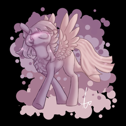 Size: 999x999 | Tagged: safe, artist:inspiration1413, imported from derpibooru, oc, oc only, pony, abstract background, eyes closed